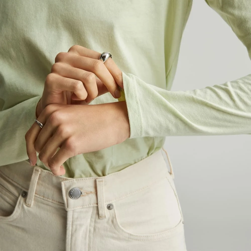 The Organic Cotton Turtleneck | Seafoam Green (2)