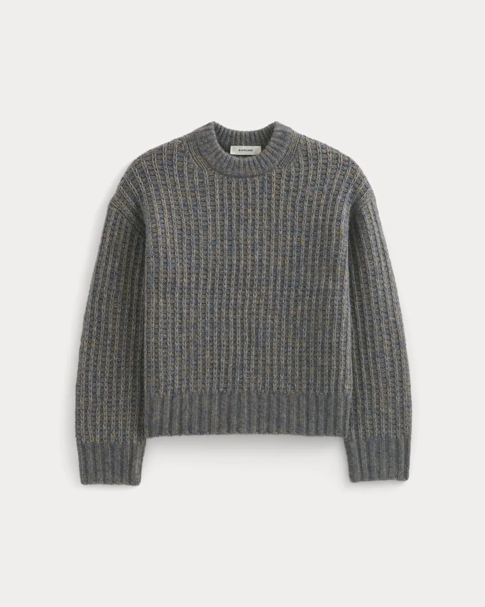 Waffle Sweater in Cloud | Blue Multi Twist (7)
