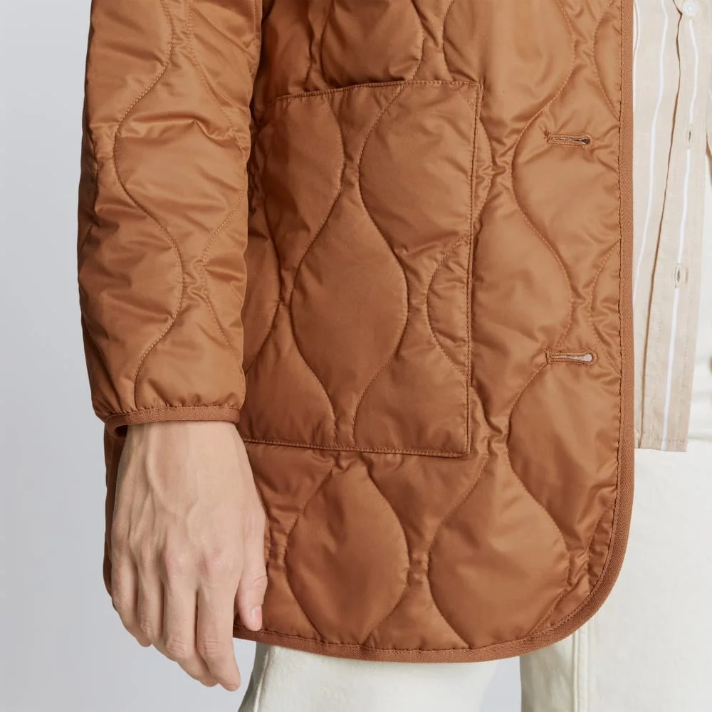 The Quilted Liner | Tawny Brown (5)