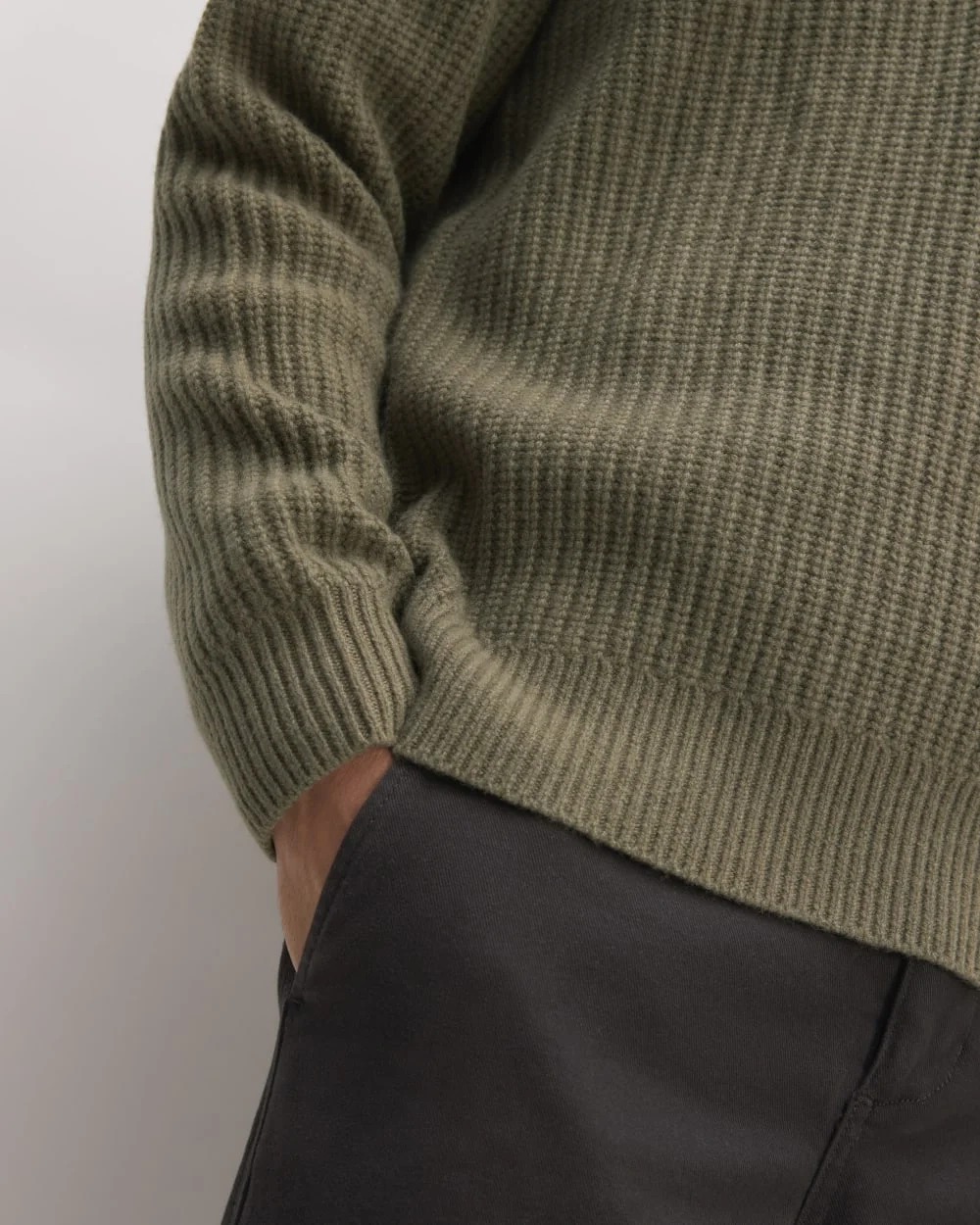 The Felted Merino Half-Zip Sweater | Kalamata (4)