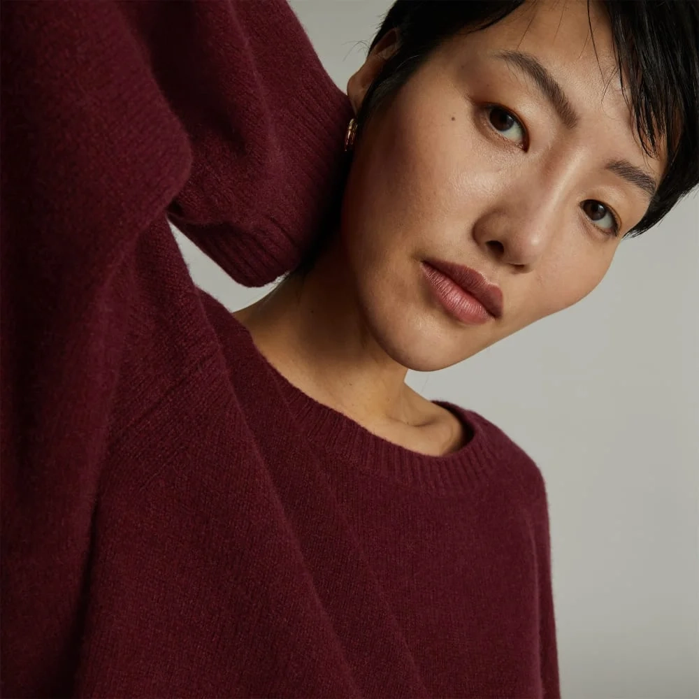 The Cashmere Boxy Crew | Tawny Port (4)