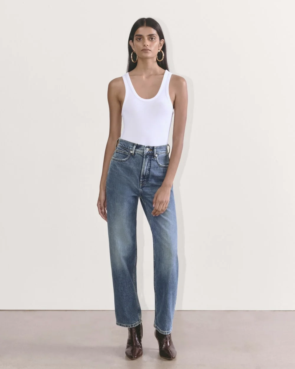 The Way-High® Jean | Mid Indigo | 27.5” Inseam (3)