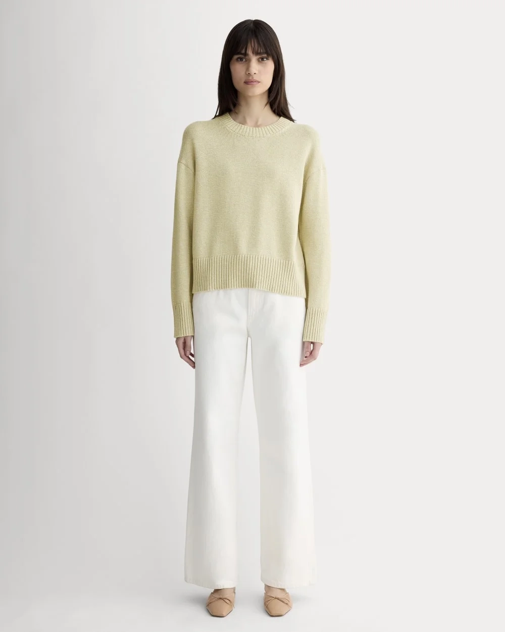 The Boxy Sweater in Everyday Cotton | Mojave Desert / Natural (5)