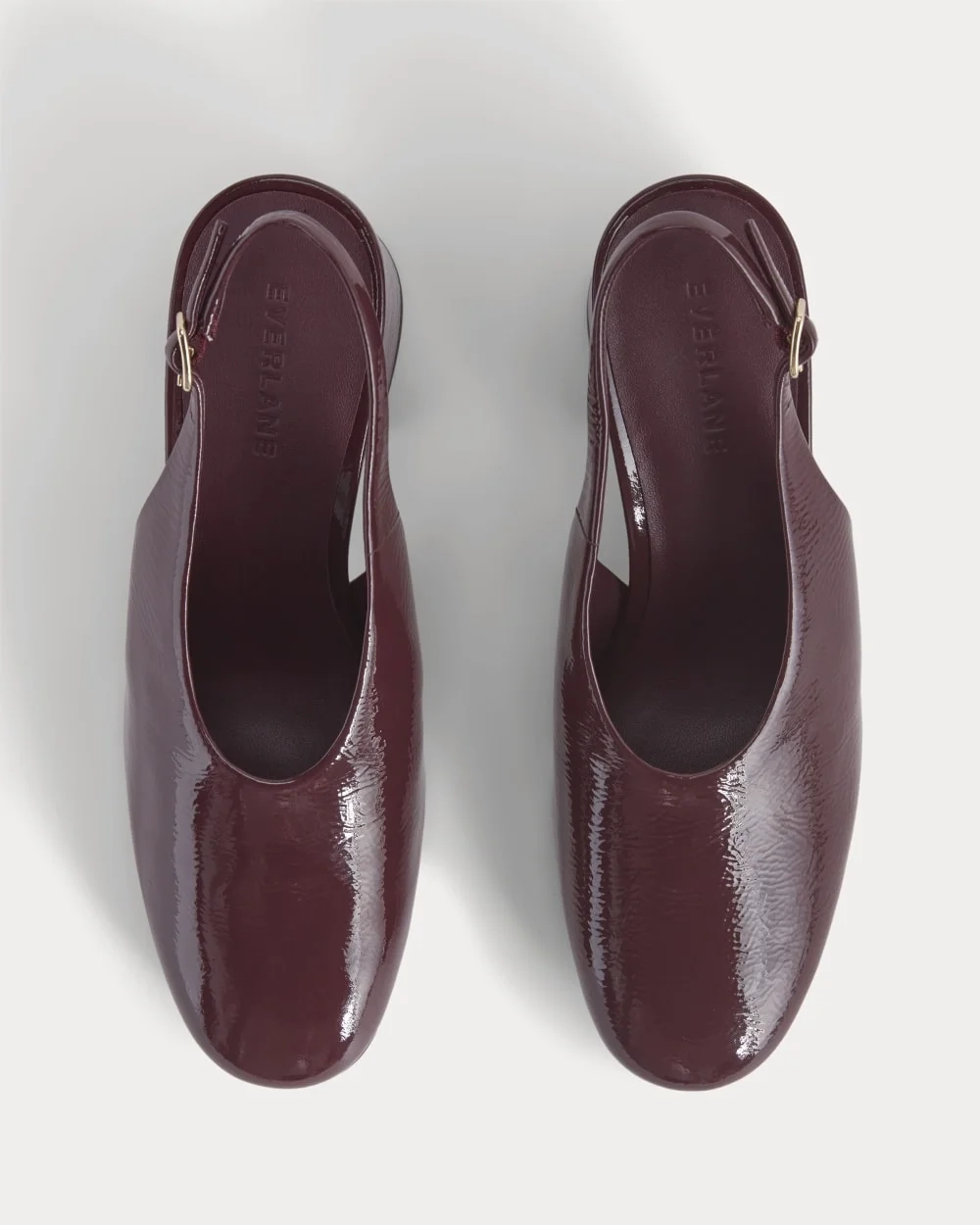 Curved Slingback Heel | Burgundy (5)