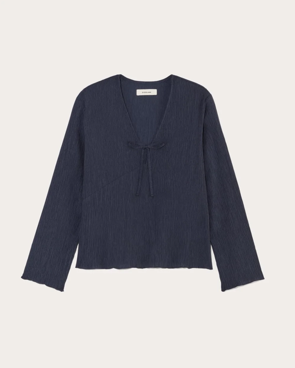 The Crinkle Long-Sleeve | Navy (5)