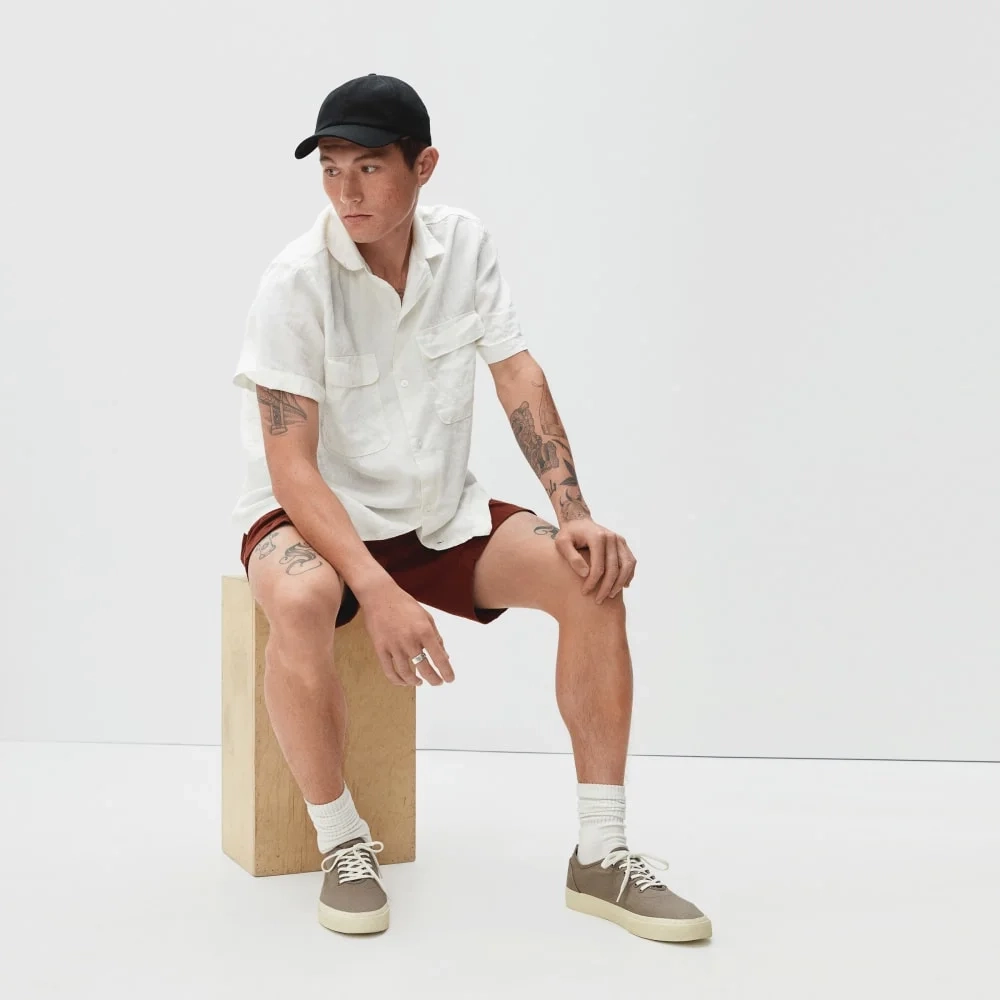 The Resort Shirt in Linen | White (2)