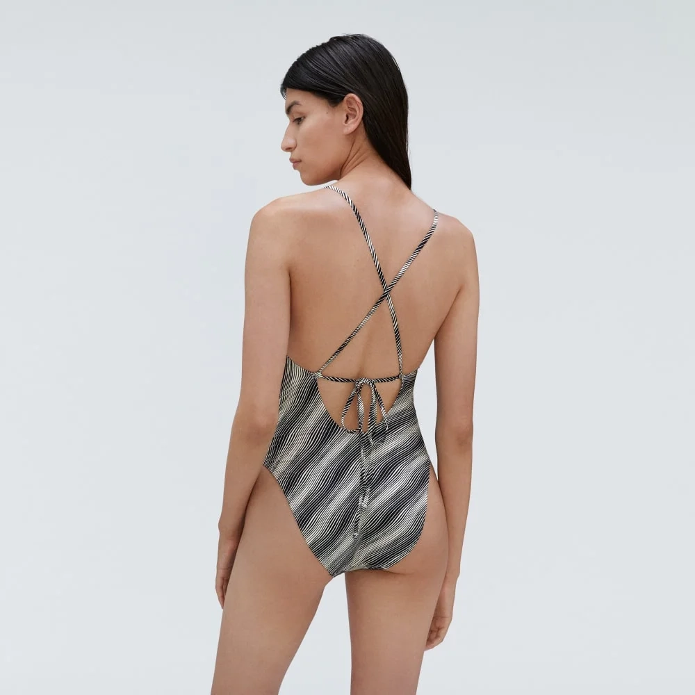 The String One-Piece |  Black / Canvas (3)
