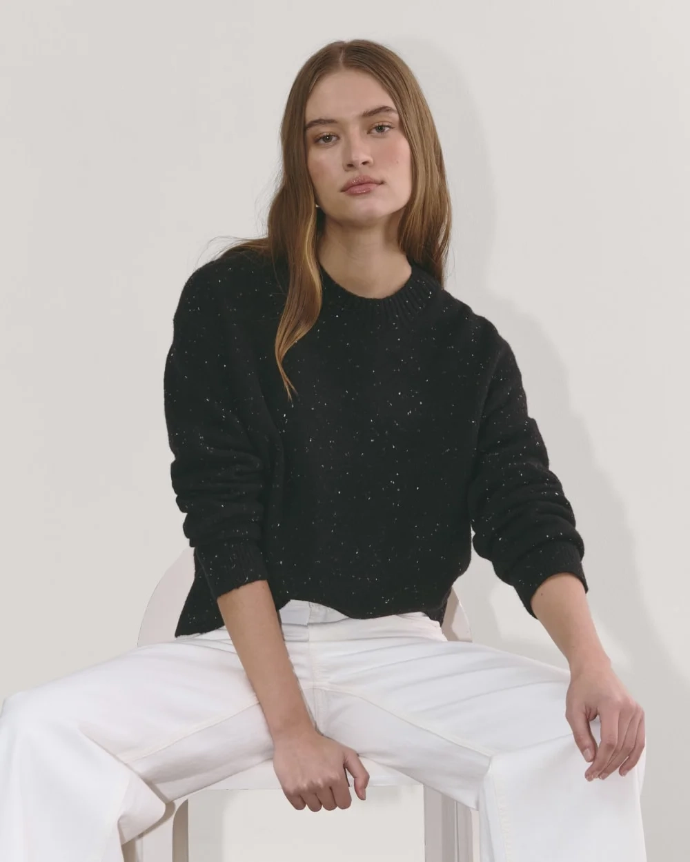 The Cocoon Crew in Plush Cotton | Black Confetti (6)