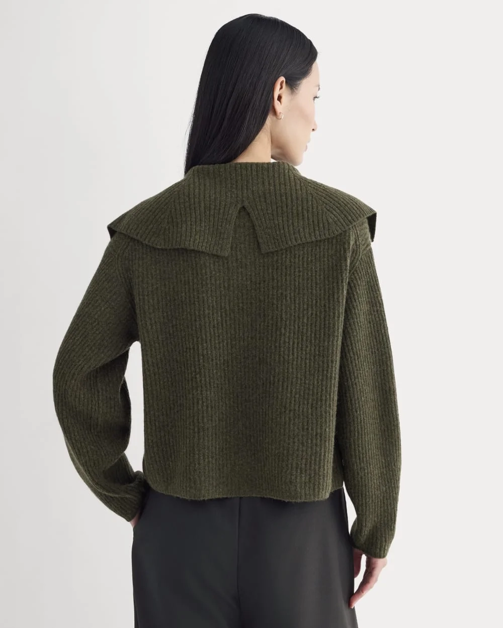 Fisherman Cardigan in Wool Cashmere | Heather Beech (5)