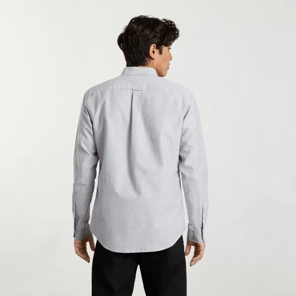 The Standard Fit Japanese Oxford Shirt | Uniform | Cloud Grey | Standard (5)