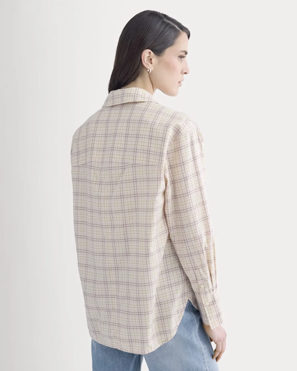 Everyday Shirt in Silky Cotton | Plaid (4)
