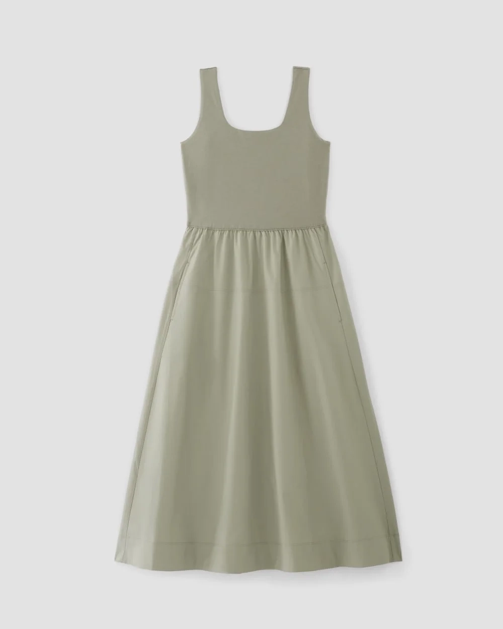 The Supima® Jersey Riviera Dress | Sage Green (4)