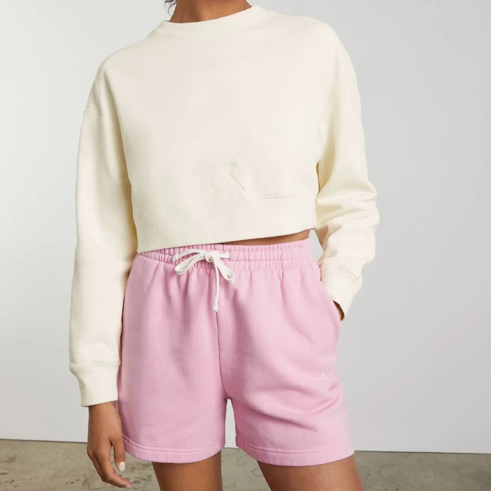 The Organic Cotton Cropped Crew | Canvas (5)
