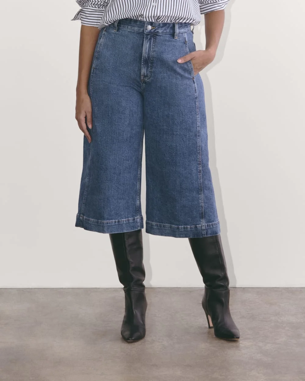 The Denim Culotte | New Blue (2)