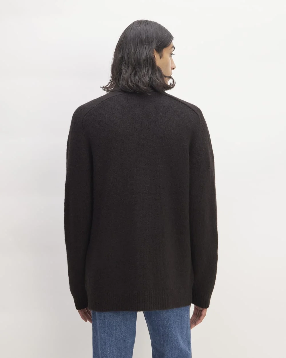 The Cloud Relaxed Cardigan | Black (4)