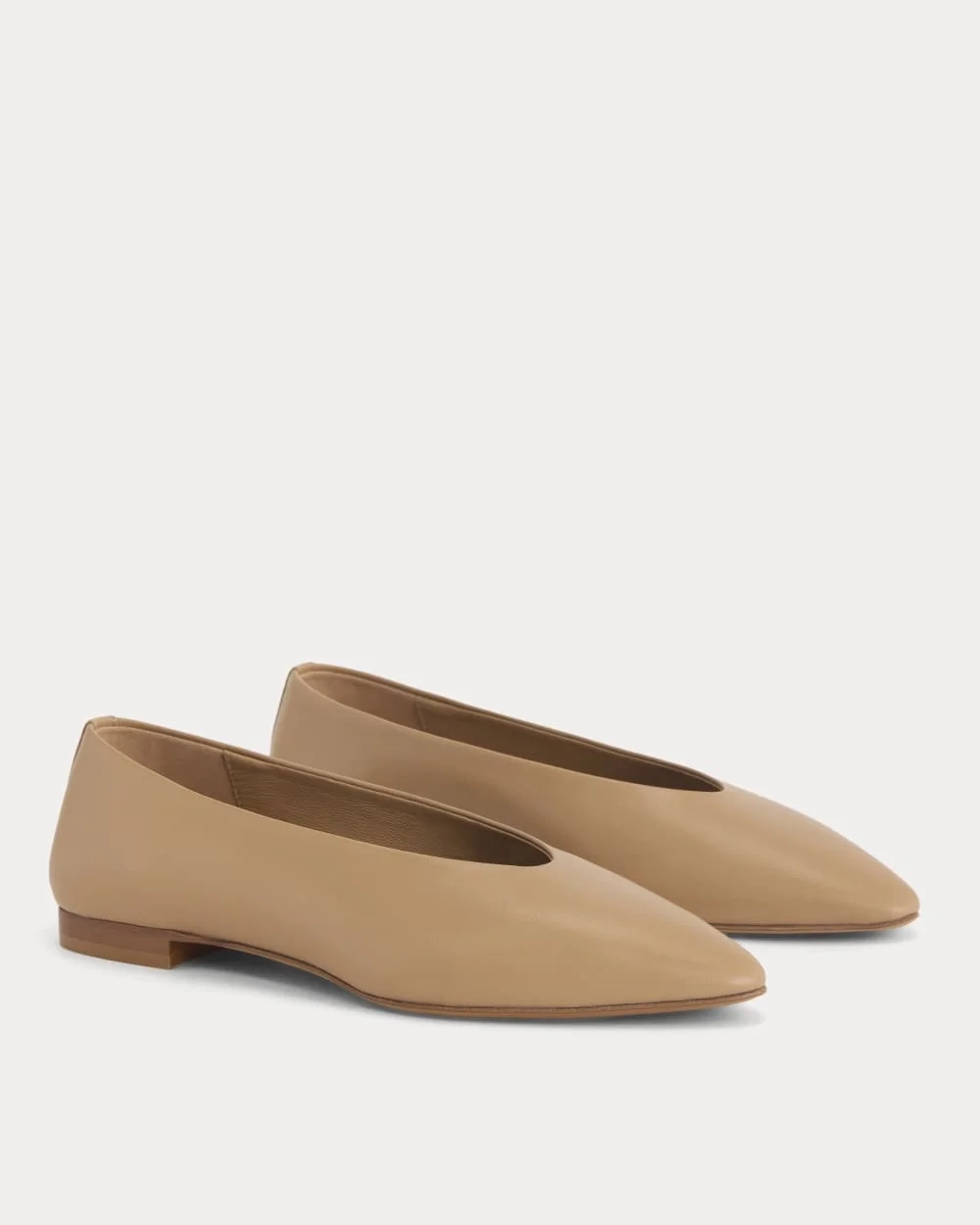 Made in Italy Almond-Toe Flat | Affogato (8)