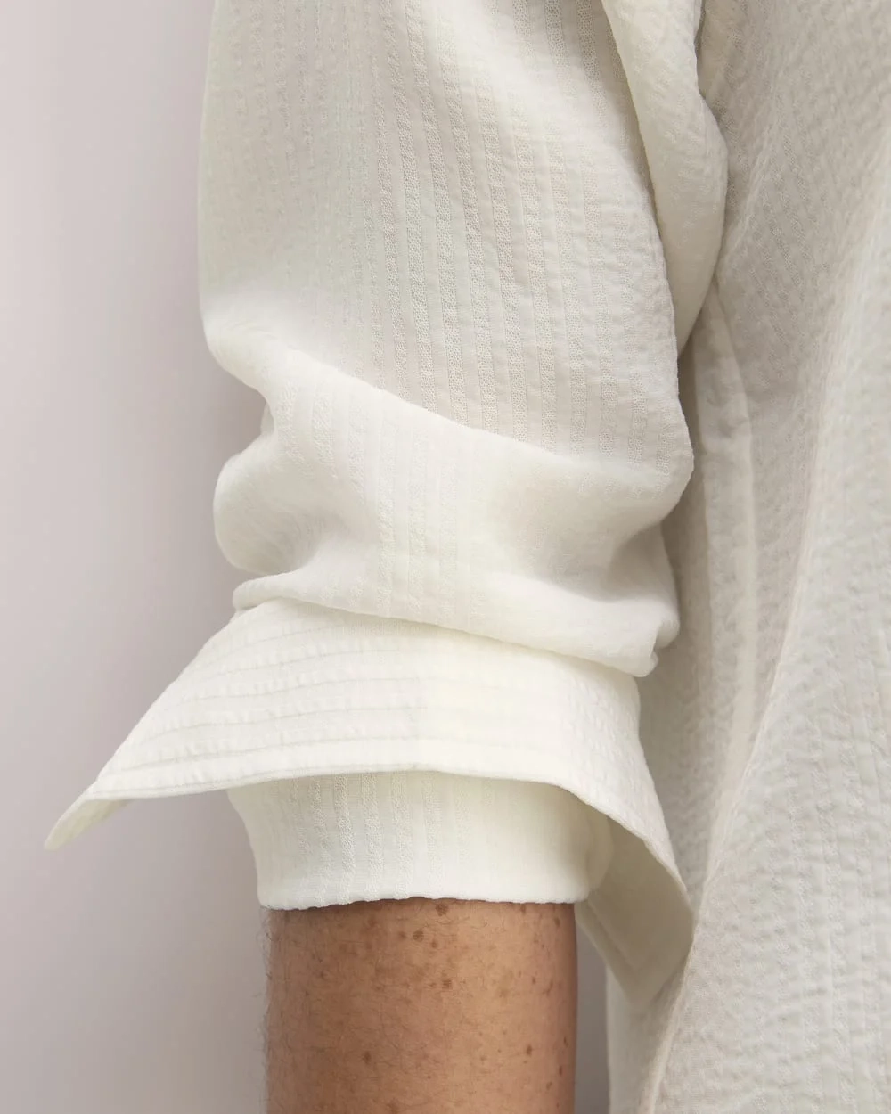 The City Stripe Relaxed Shirt | Bone (5)