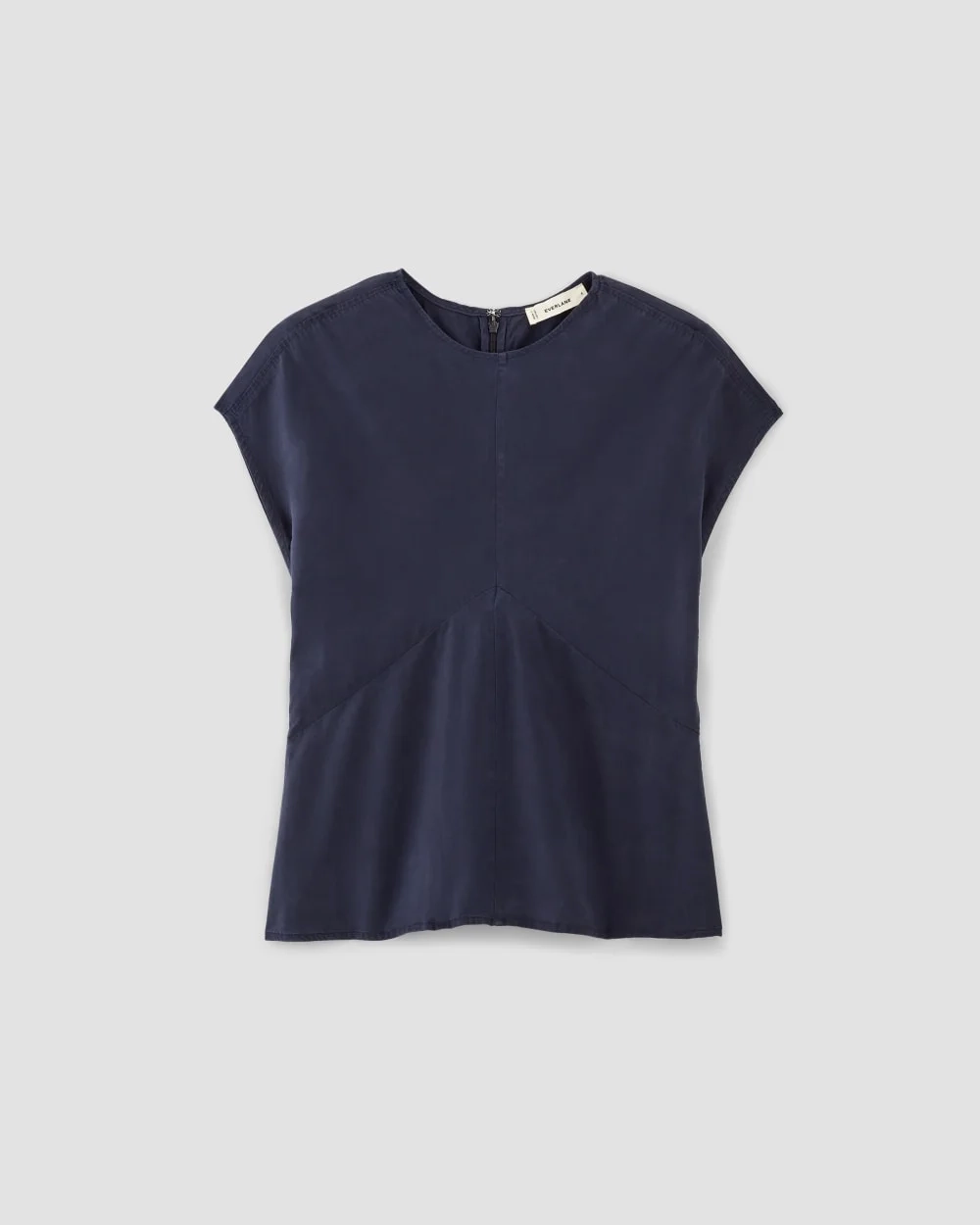 The Drape Top in Butterlite | Navy (6)