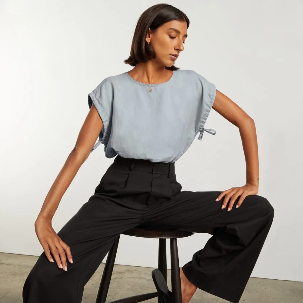 The Drawstring Tunic | Sky (5)