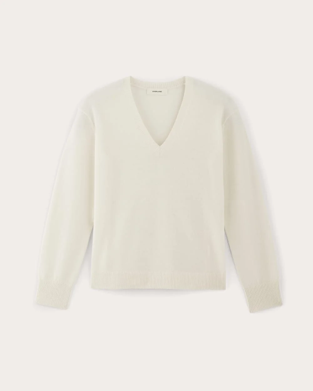 The Classic V in Cashmere | Bone (6)