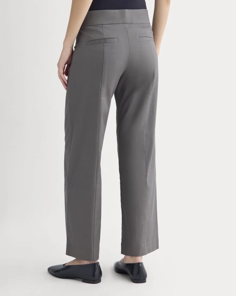 Tailored Drape Seam Pant | Charcoal Grey (3)