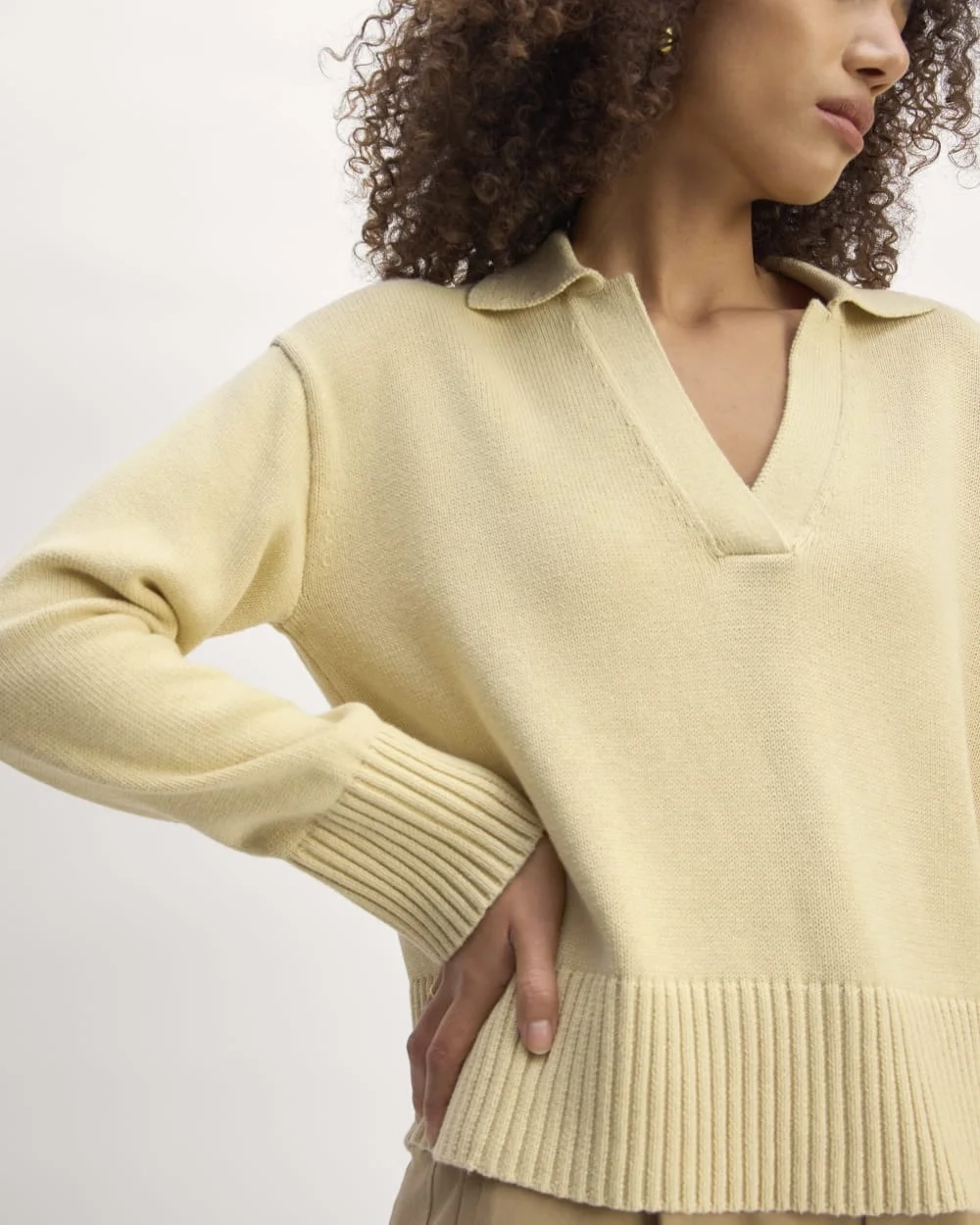 The Boxy Polo in Everyday Cotton | Parsnip (3)