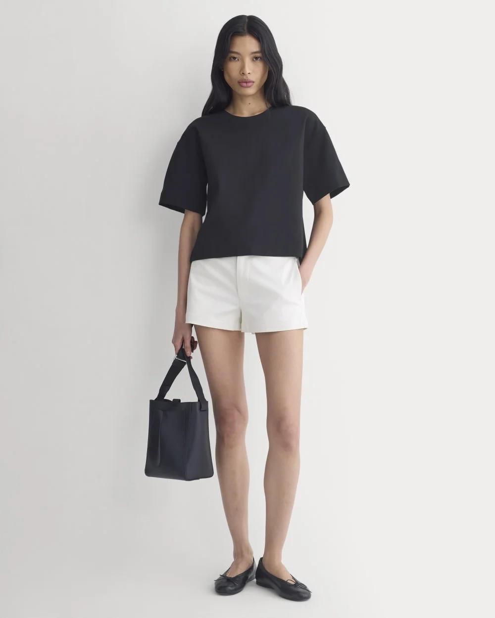 Ponte Oversized Tee | Black (3)