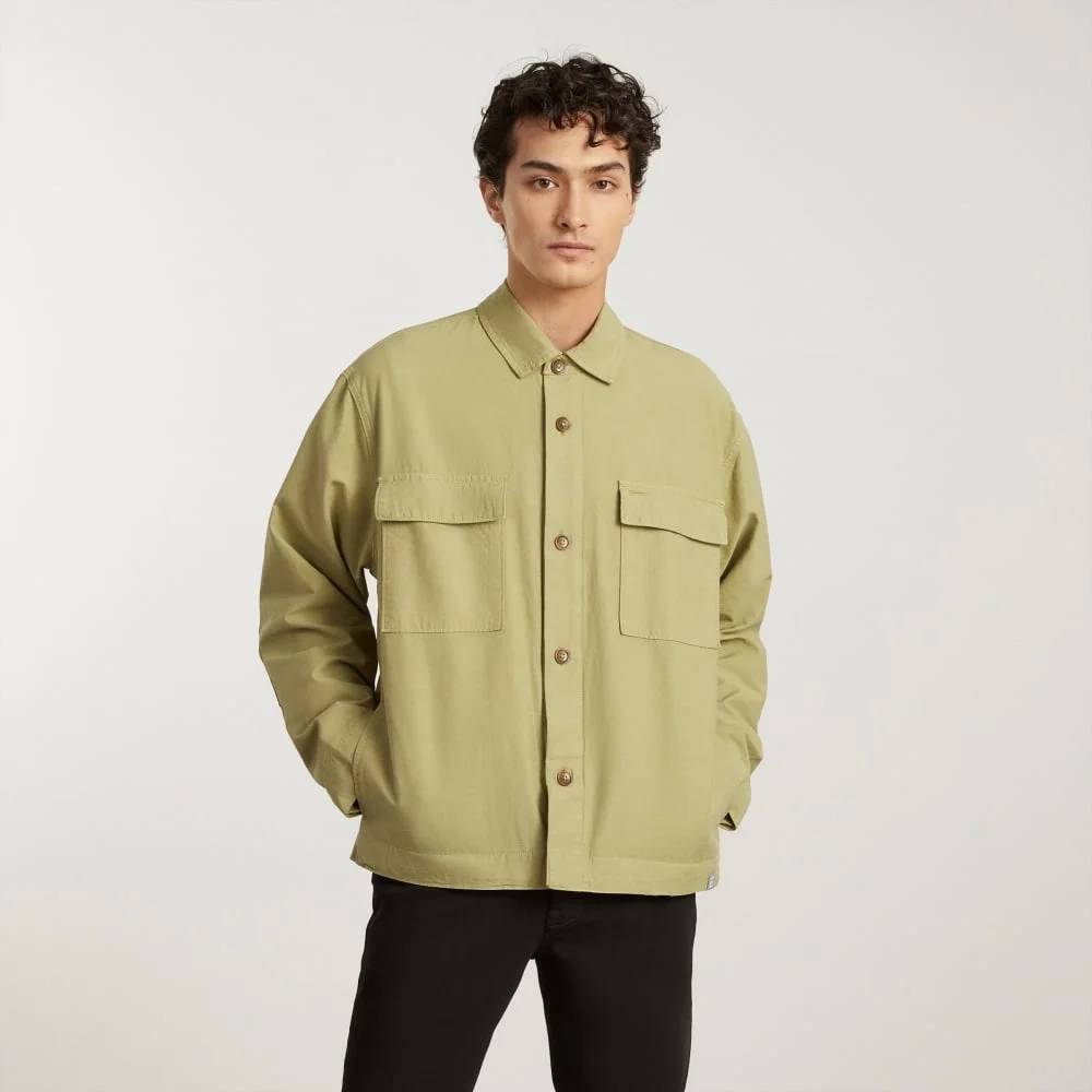 The Everyone Spring Shirt Jacket | Sage (4)