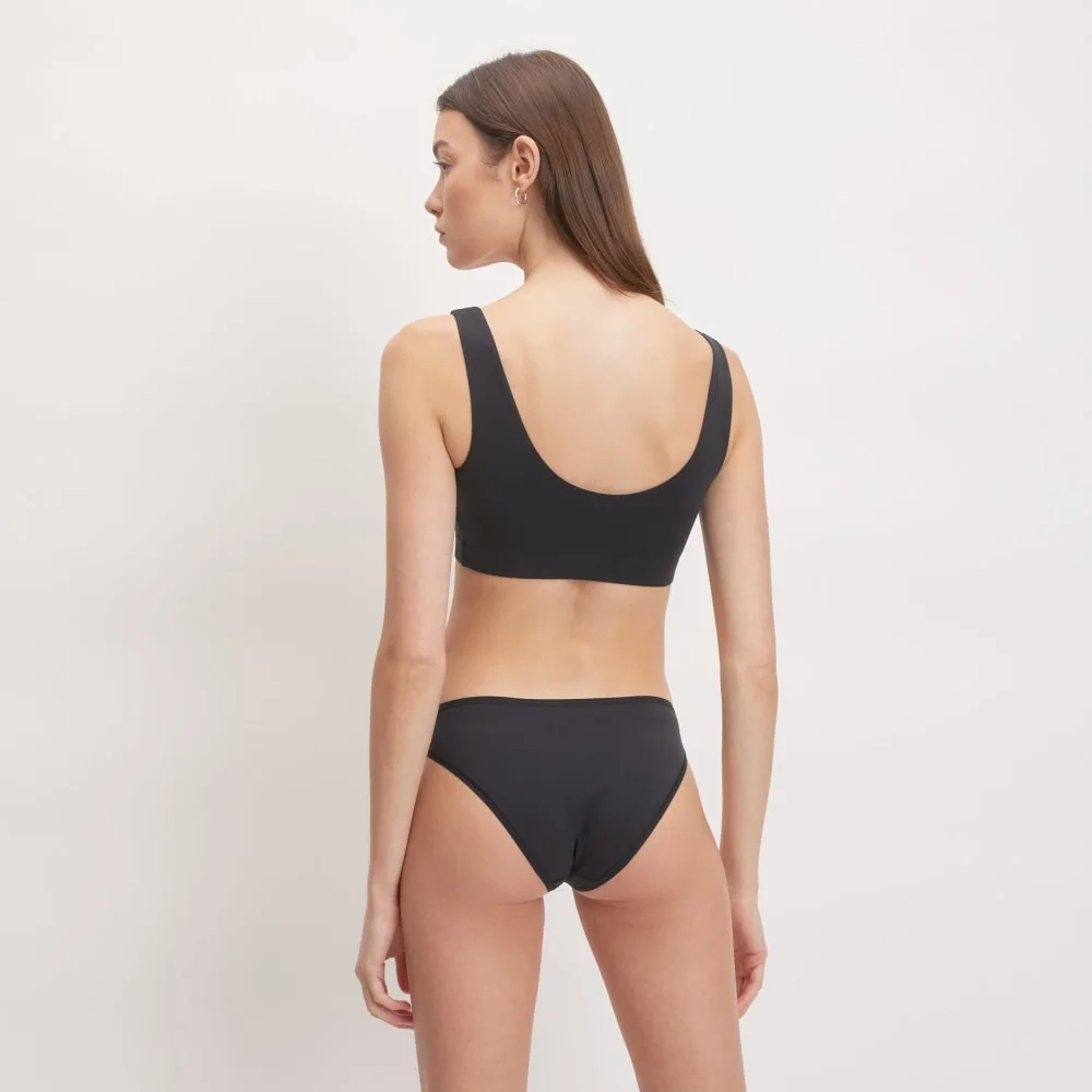 The Cotton Tank Bra | Black (4)