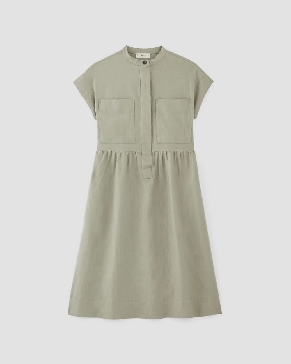 The Craft Dress in Linen | Sage Green (5)