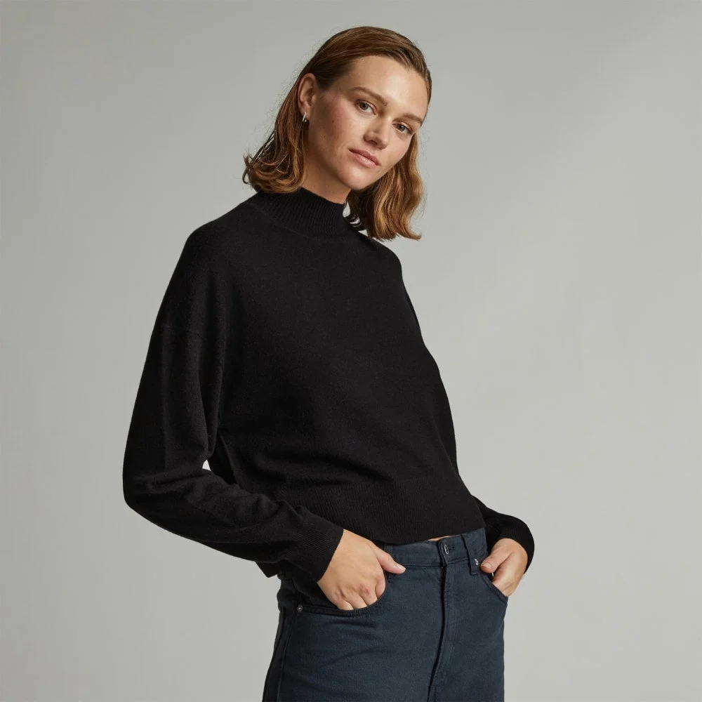 The Luxe Merino Turtleneck | Black