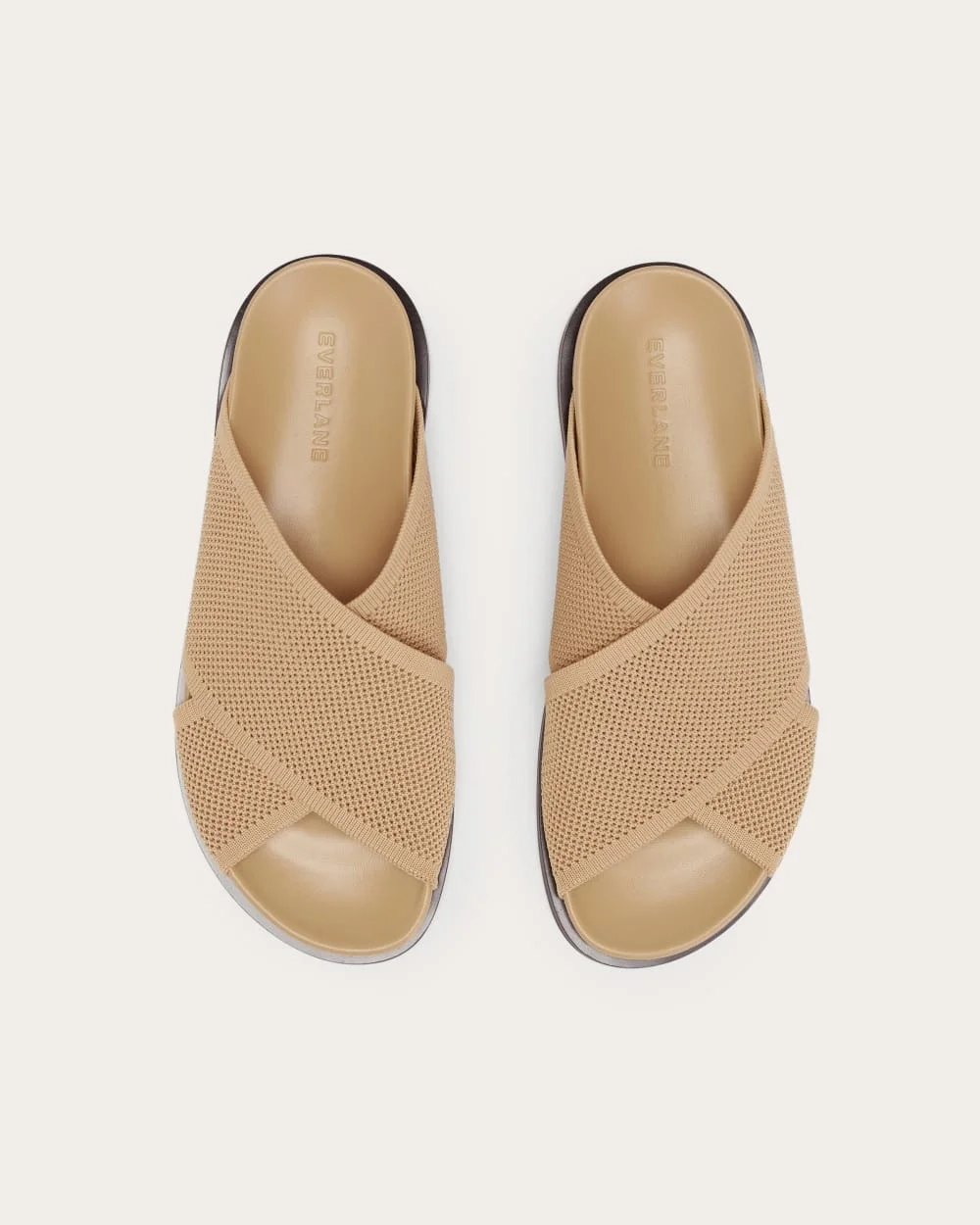 The ReKnit Form Crossover Sandal | Caramel (5)