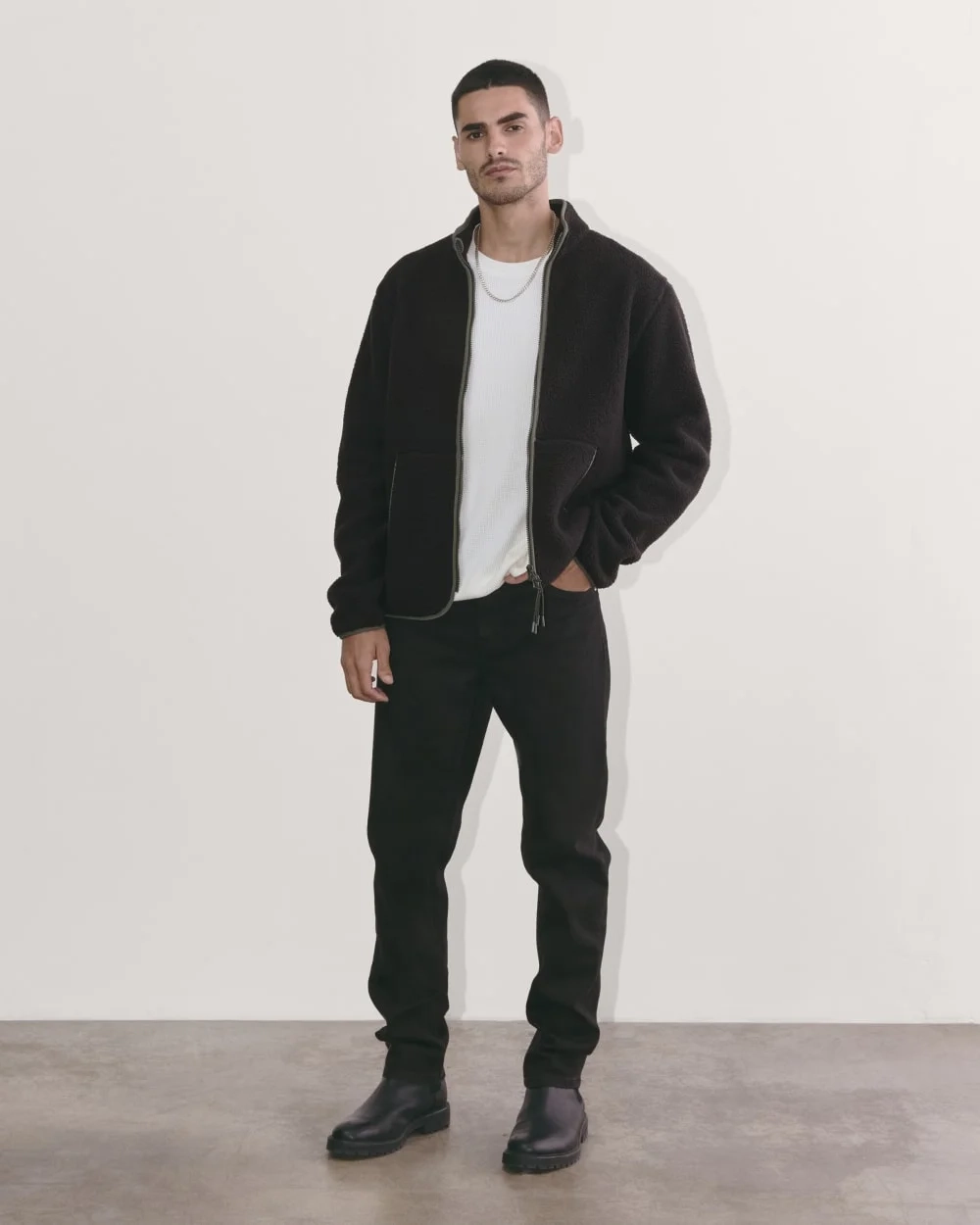 The Teddy Fleece | Black