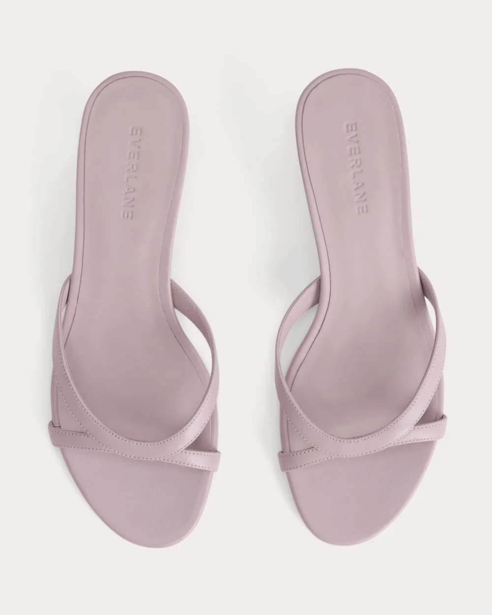 Sculpted Heel Sandal | Pale Mauve (3)