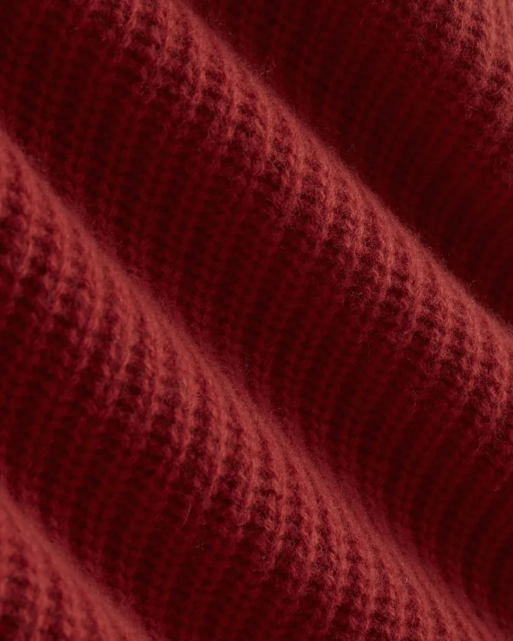 The Half-Zip Sweater in Luxe Merino | Berry Red (4)