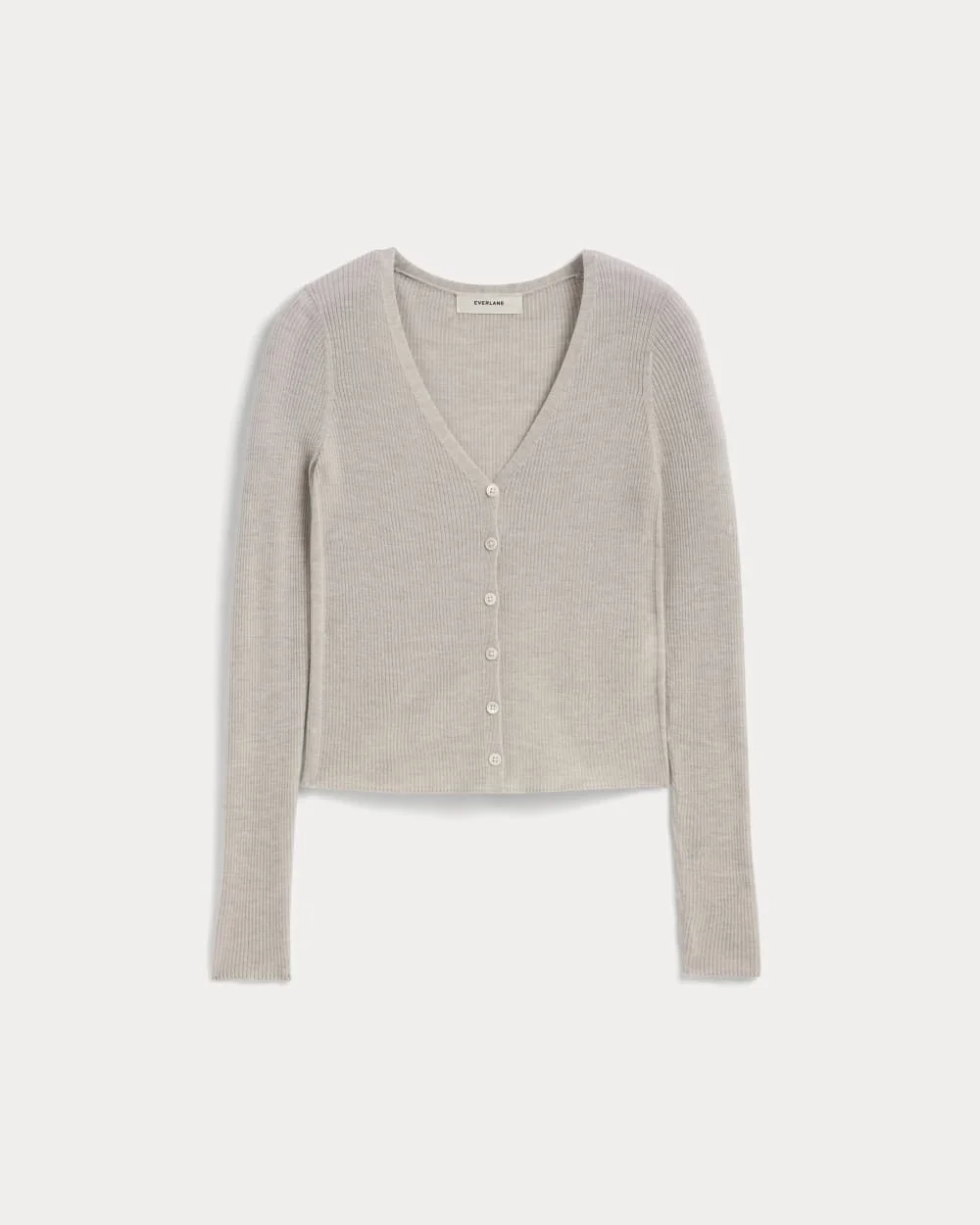 The Cardigan in Ultrasoft Merino | Heather Oatmeal (3)