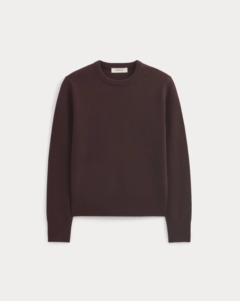 Cashmere Slim Crew Sweater | Wine (4)