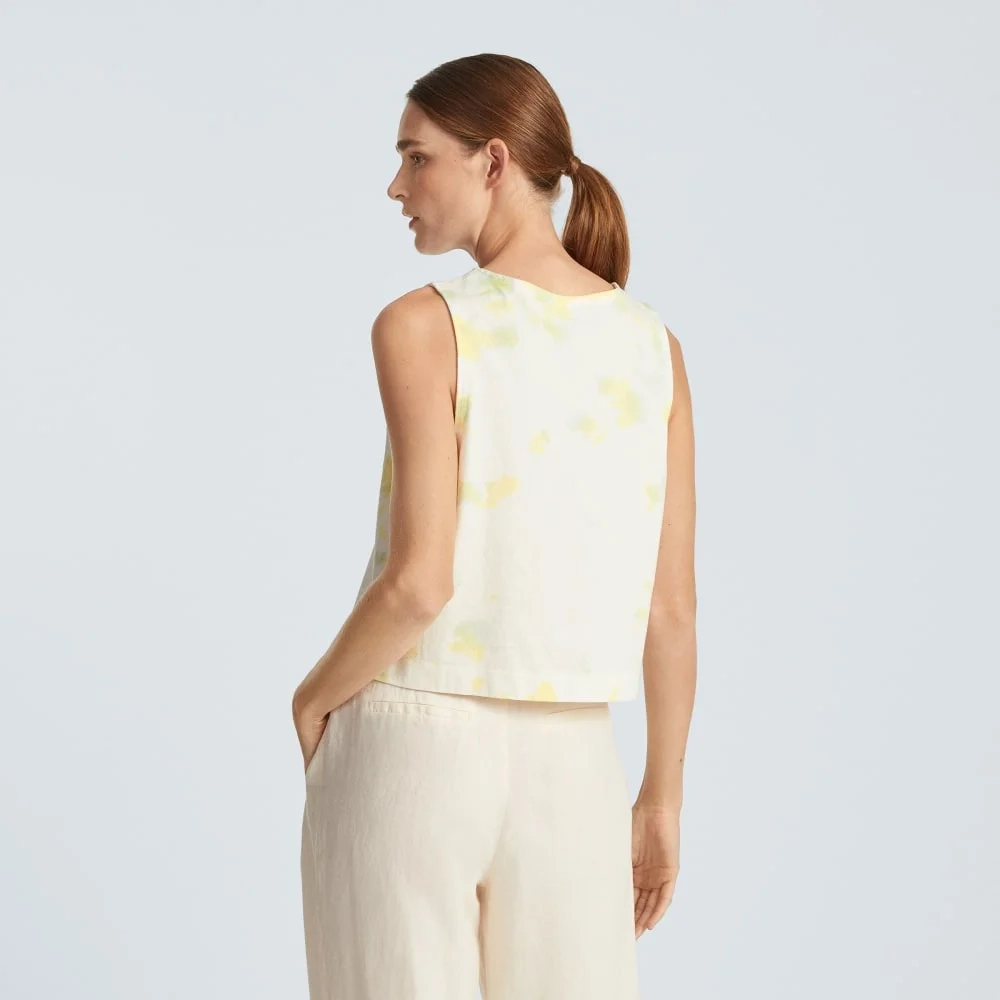 The Premium Weight Cropped Pocket Tank | Seafoam Tie Dye (6)