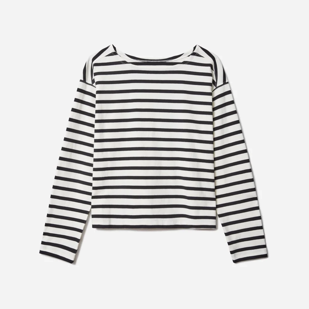 The Mariner Tee | Black / White