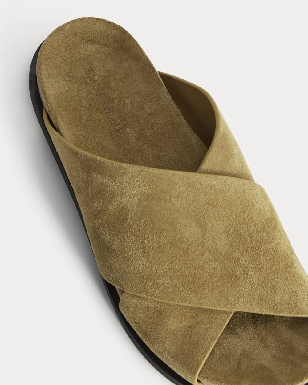 The Suede Crossover Sandal | Sand (4)