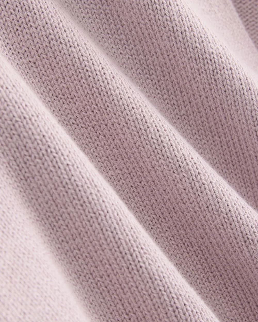 Cropped Cardigan in Everyday Cotton | Burnished Lilac (7)