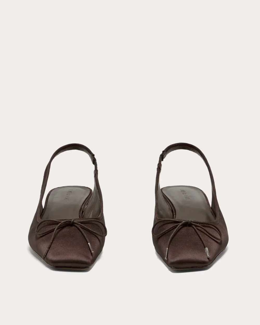 The Ballet Slingback Heel | Deep Brown Satin (5)