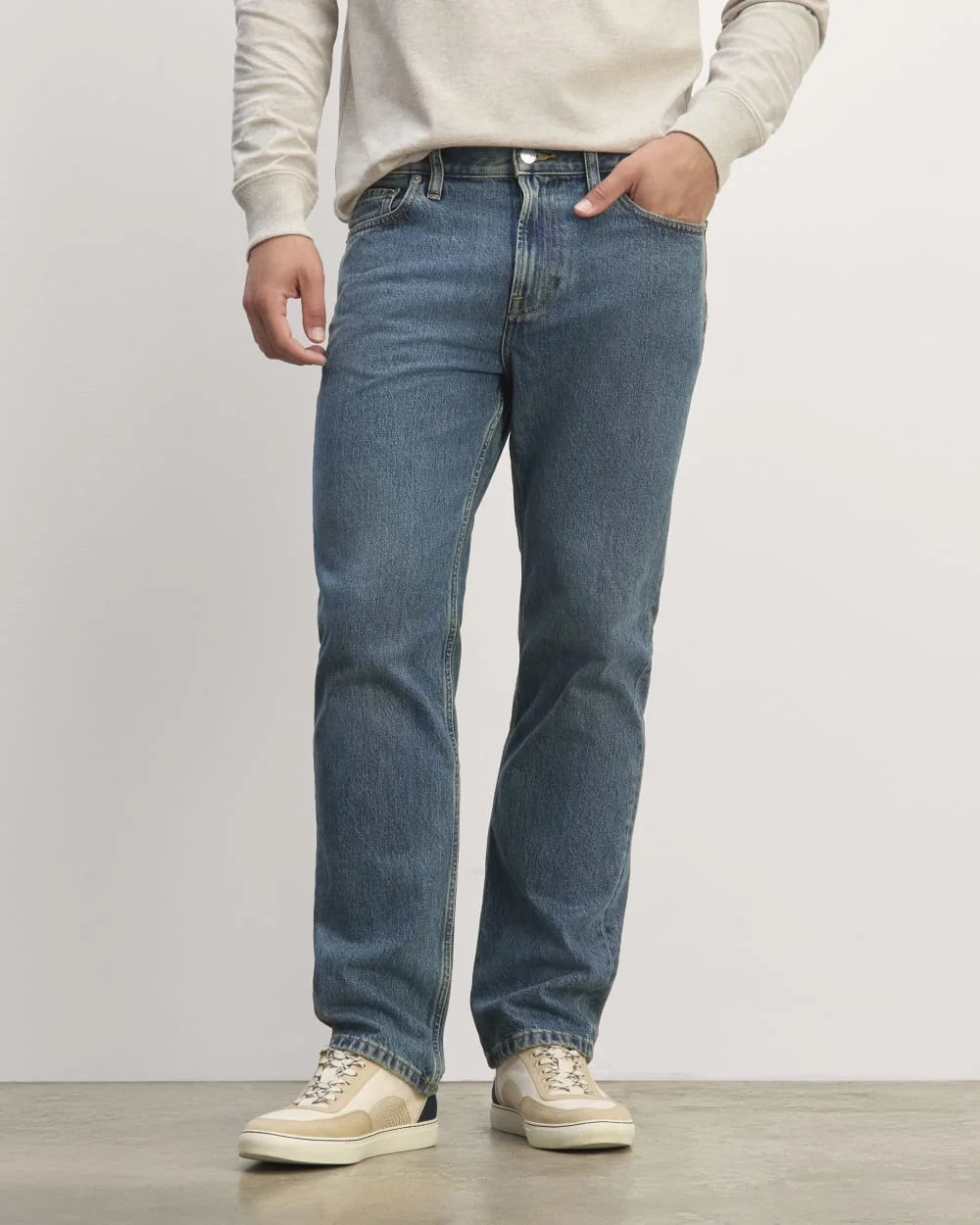 The Authentic Straight Jean | Whisper Blue (4)