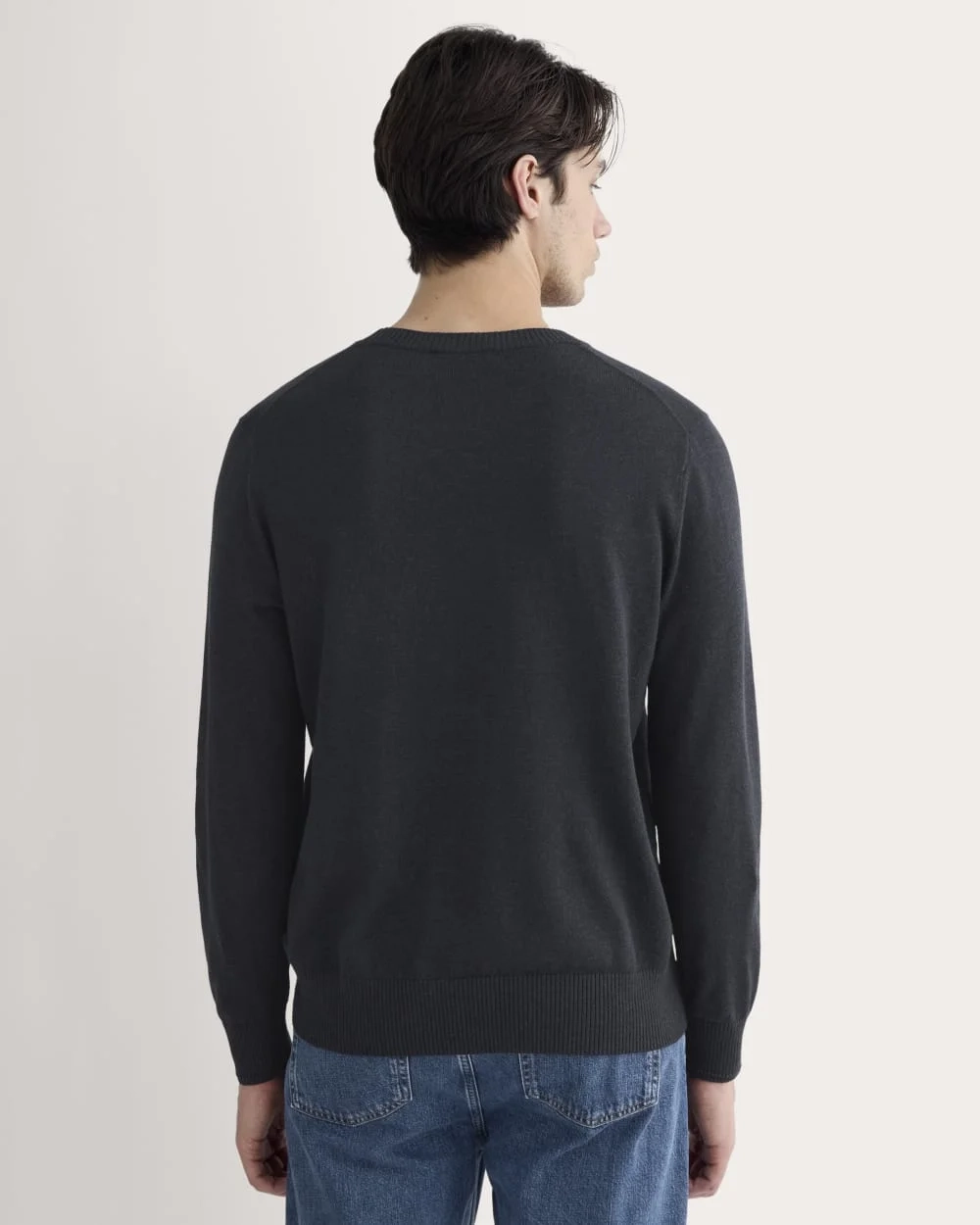 The No-Sweat Sweater | Uniform | Heathered Midnight (3)