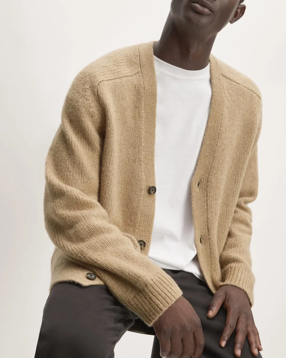 The Cloud Relaxed Cardigan | Tiger's Eye (4)