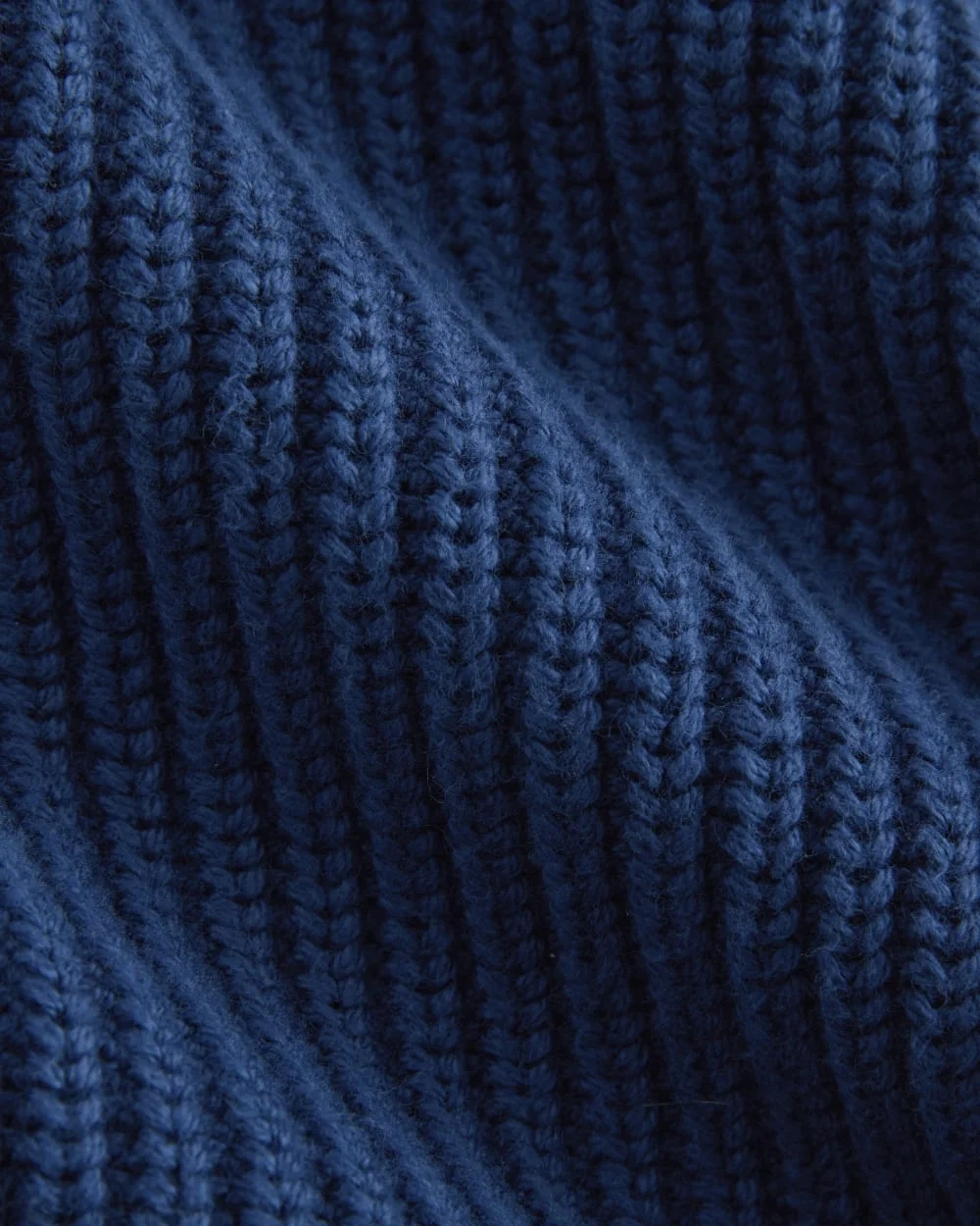 Cropped Ribbed Crew in Everyday Cotton | Estate Blue (4)