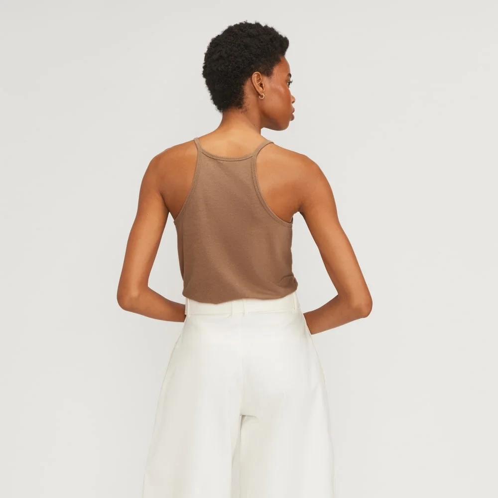 The Hemp Cutaway Tank | Carob Brown (4)