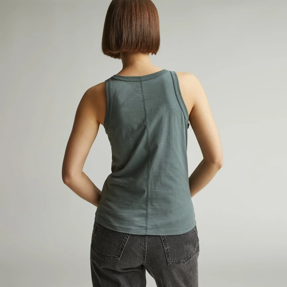 The Tank in Essential Cotton | Green Balsam (3)