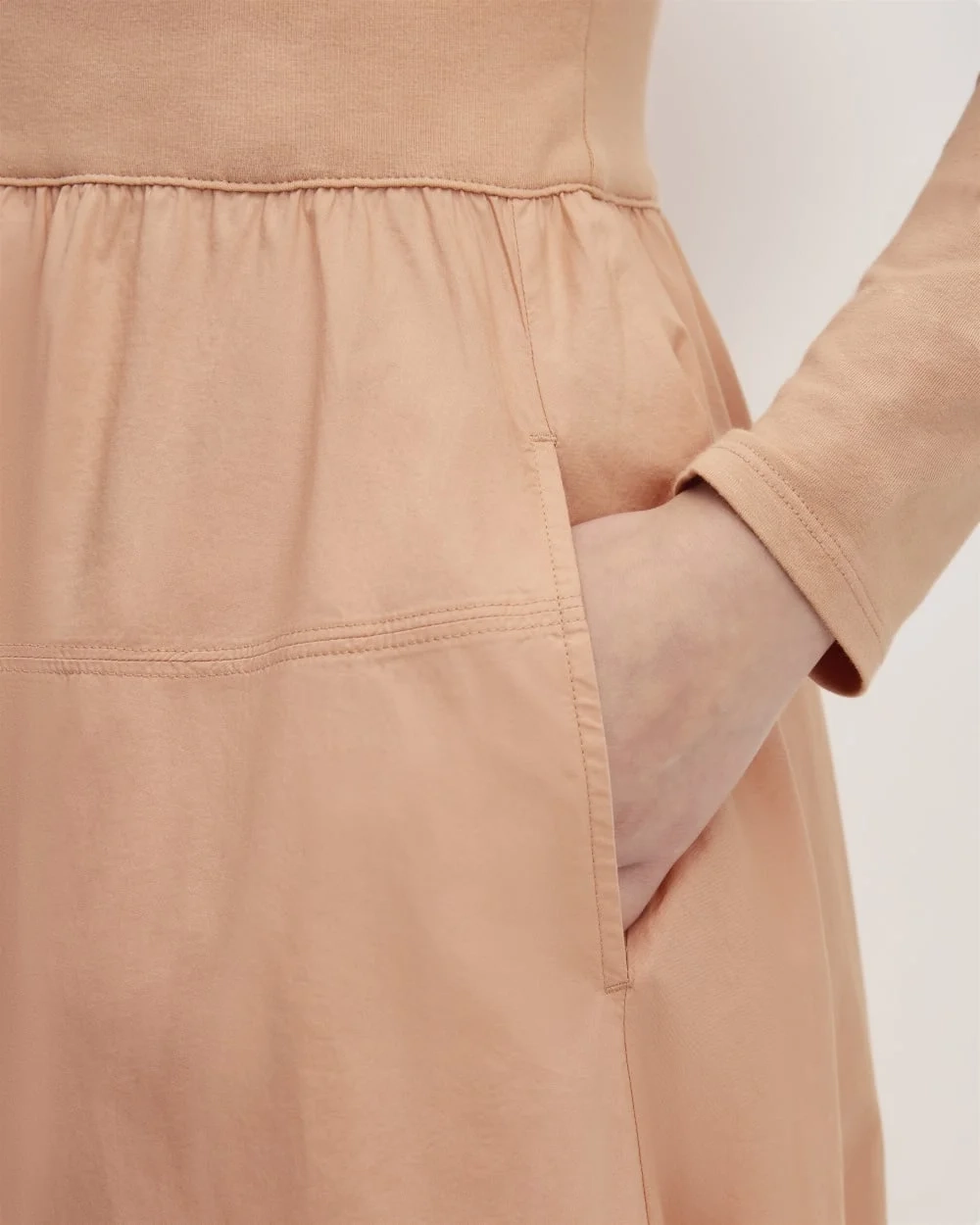 The Long-Sleeve Riviera Dress | Blush Pink (4)