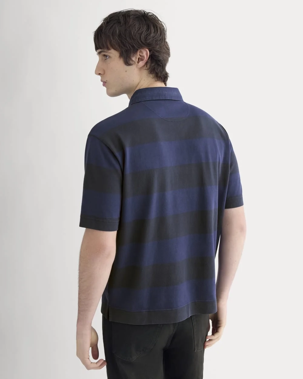 Vintage Rugby Polo | Navy / Black (6)